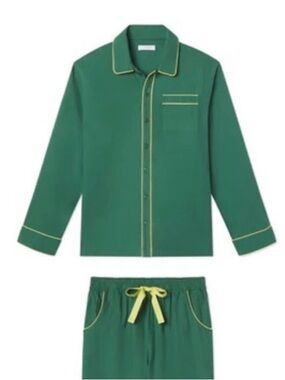 LAKE Flannel Pajama Top Green Men’s , size XXL